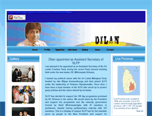 Tablet Screenshot of dilanperera.com